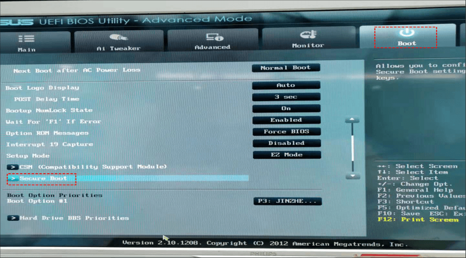 arranque seguro arranque seguro