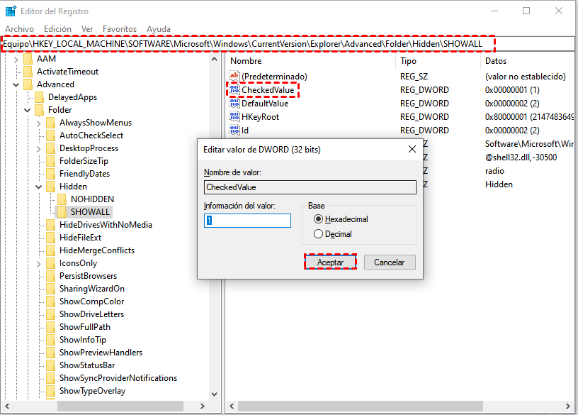 Cómo Mostrar Carpetas Ocultas Windows10