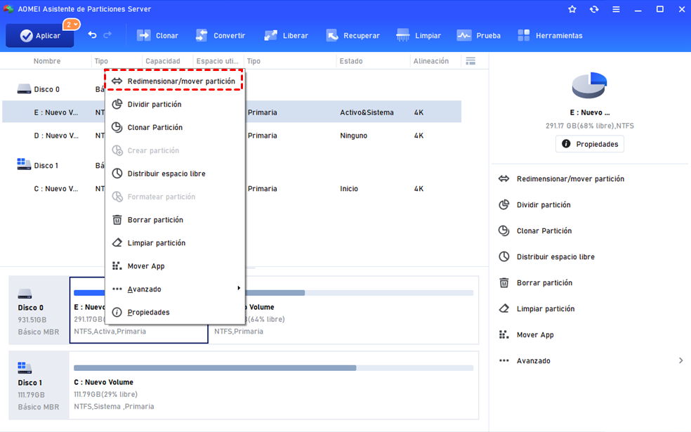 redimensionar-particiones redimensionar-particiones