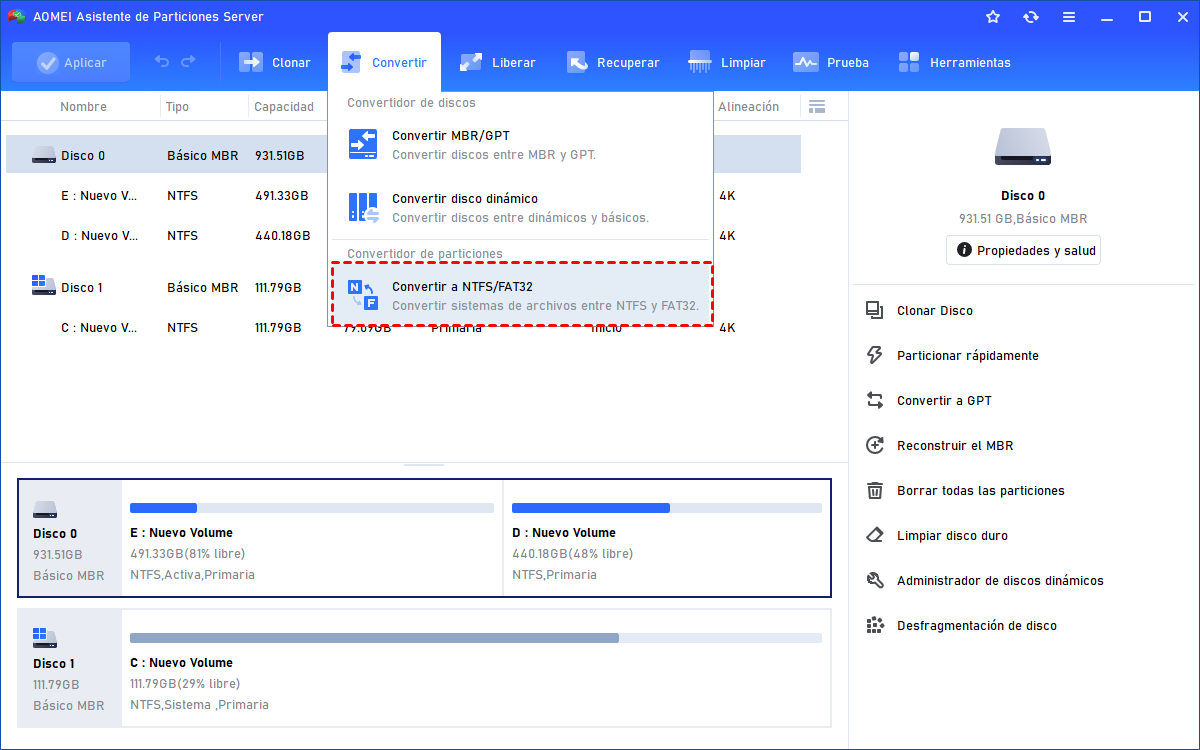 convertir ntfs a fat32 convertir ntfs a fat32