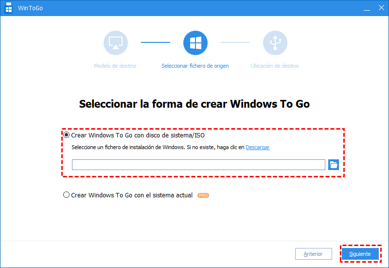 crear windows to gp con disco de sistema/iso crear windows to gp con disco de sistema/iso