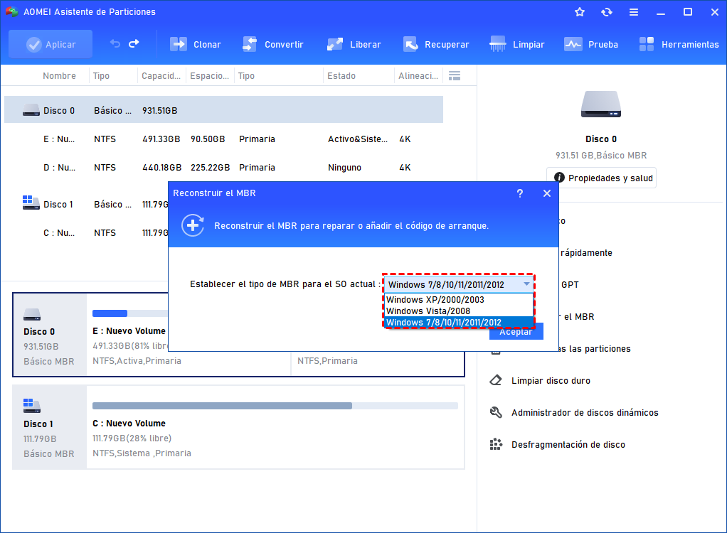 tipo de mbr tipo de mbr