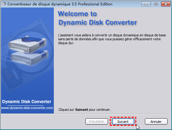 Convertisseur de disque dynamique