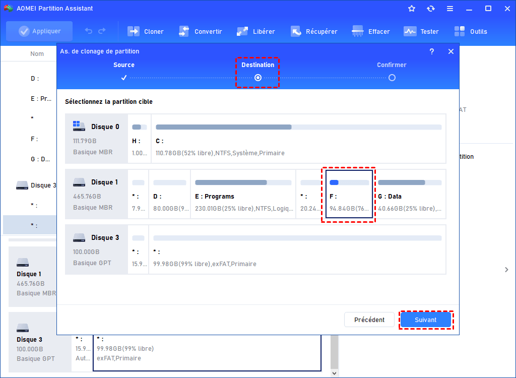 [Gratuit] Copier une partition exFAT sur un autre disque de manière