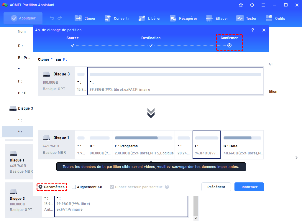 [Gratuit] Copier une partition exFAT sur un autre disque de manière simple et sûre
