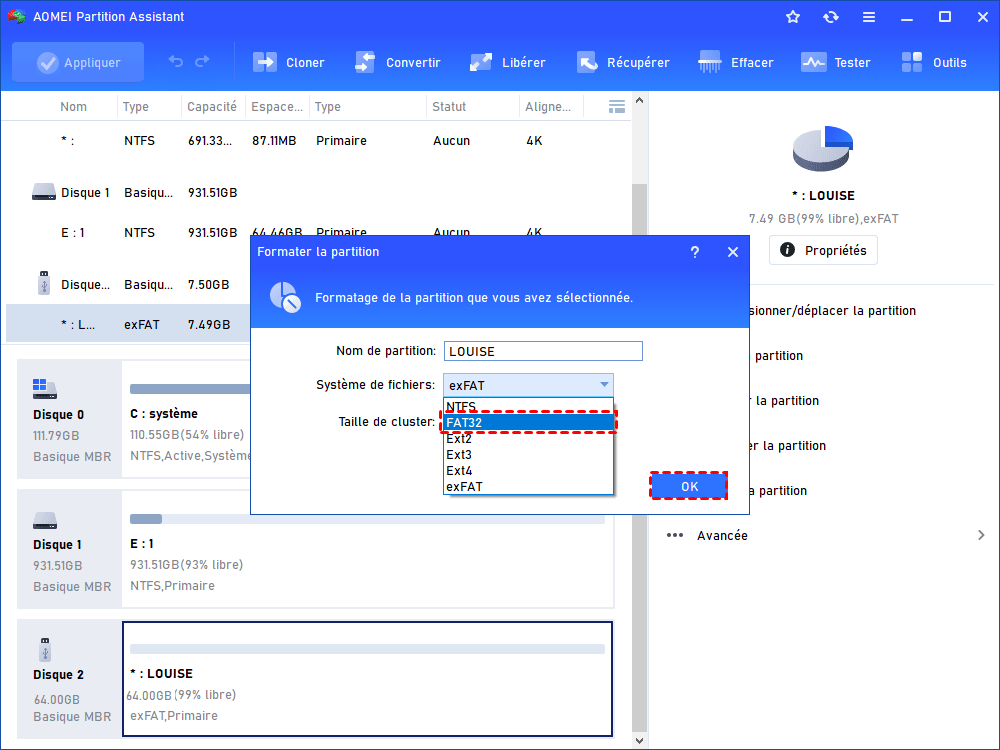 Comment formater une clé USB en FAT32 sur Mac OS X/macOS - EaseUS