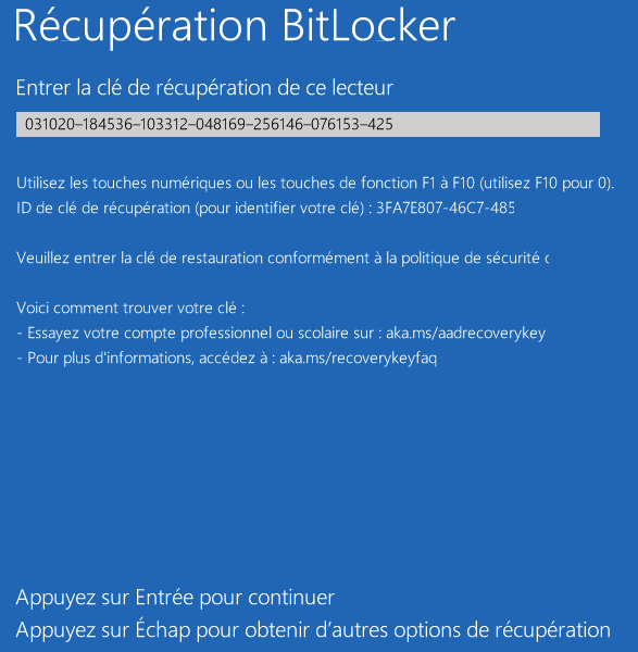[8 façons] Comment réparer l'écran bleu BitLocker dans Windows 10/11