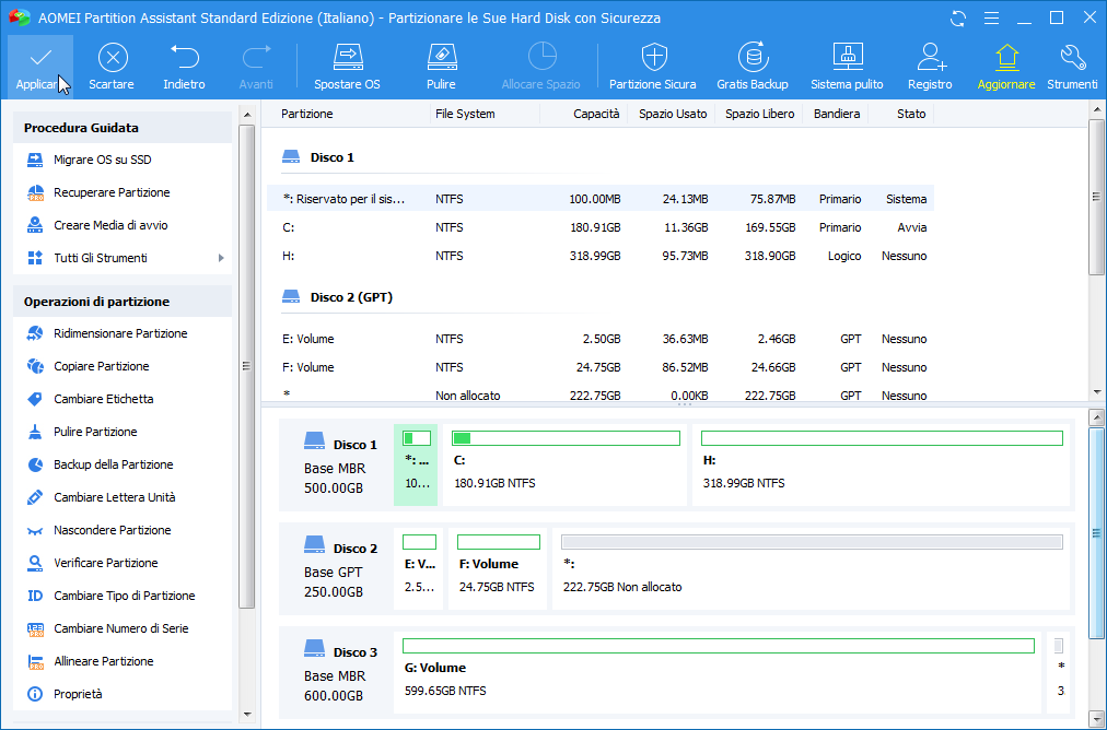 Aumenta Spazio Disco C Aumenta Spazio Disco C