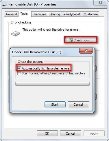 Fix File System Error
