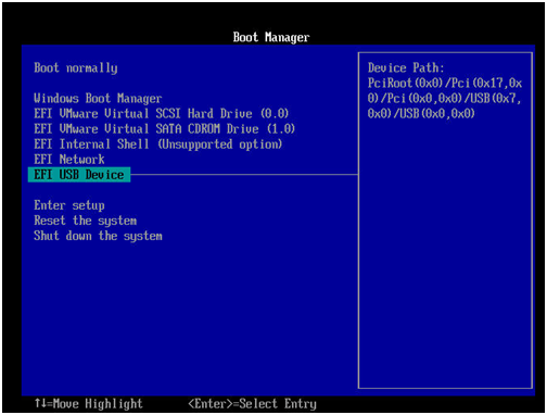 Boot Windows 11 from bootable media